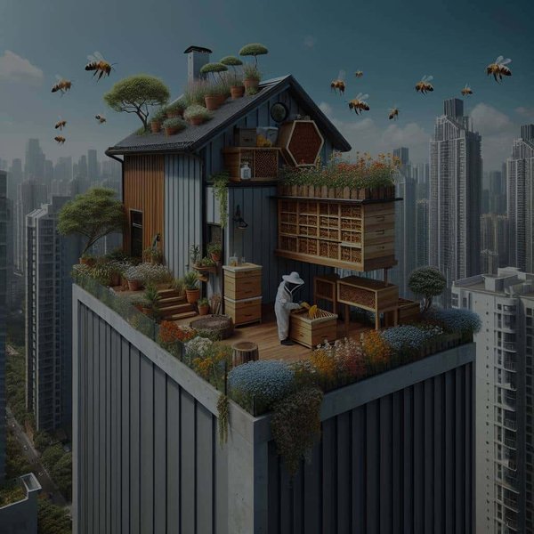 What's the Best Method for Creating a Rooftop Beekeeping Space in an Urban Home?